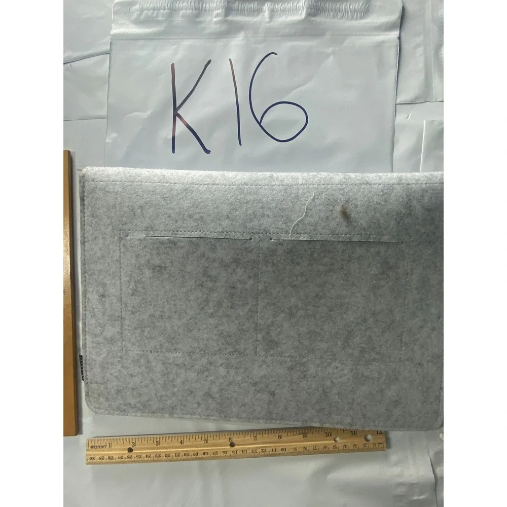 Light Gray Felt Laptop Sleeve Case Pouch Cover Slim‎ Fit